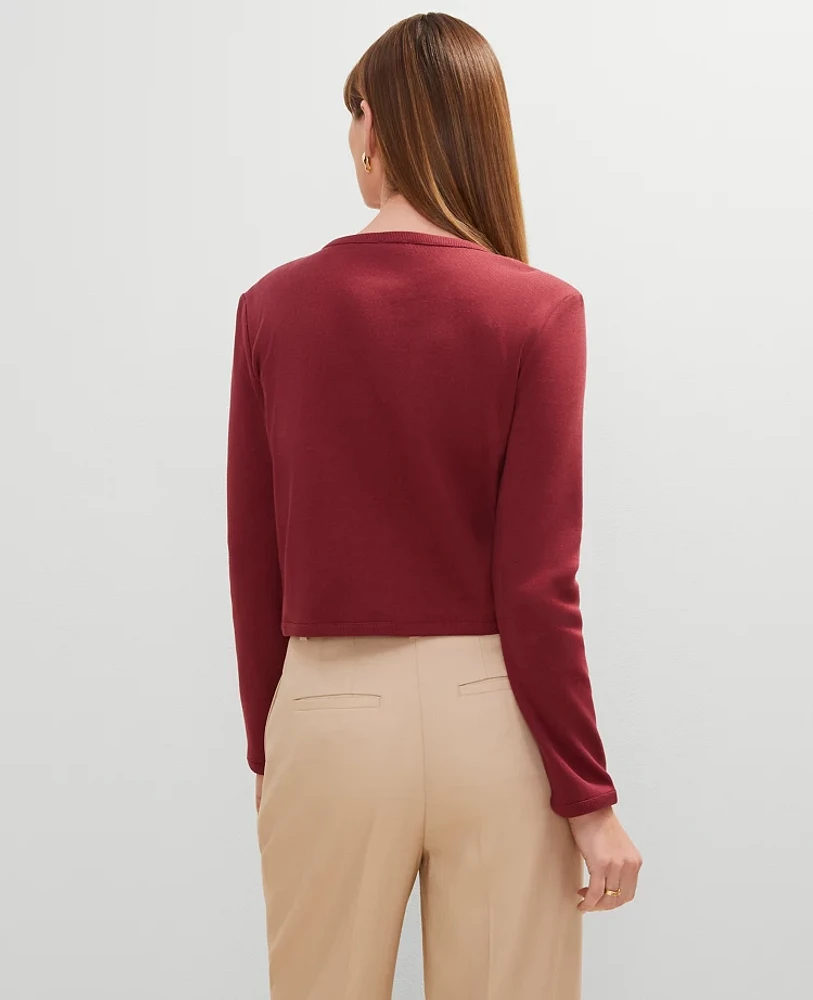 Ann Taylor Petite Weekend Collection Knit Jacket Women's