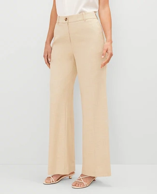 Ann Taylor The Perfect Wide Leg Pant - Curvy Fit Sands Edge Women's
