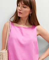 Ann Taylor Linen Blend Tank Top Women's