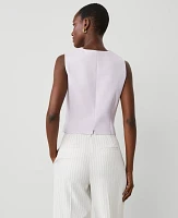 Ann Taylor Petite Tailored Vest Orchid Hush Women's