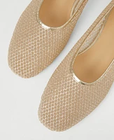 Ann Taylor Mesh Ballet Flats Women's