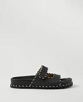 Ann Taylor Weekend Collection Straw Sport Sandals Women's