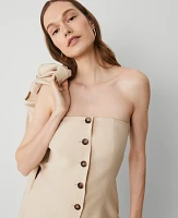 Ann Taylor Strapless Vest Sands Edge Women's