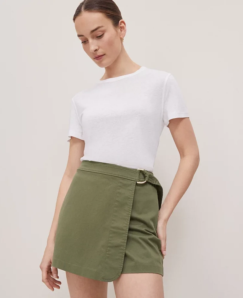 Ann Taylor Petite Weekend Collection Linen Blend T-Shirt Women's
