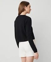 Ann Taylor Petite Cropped Open Cardigan Women's