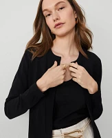 Ann Taylor Petite Cropped Open Cardigan Women's