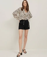 Ann Taylor The Denim Short Classic Black Wash Women's