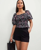 Ann Taylor The Denim Short Classic Black Wash Women's