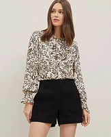 Ann Taylor The Denim Short Classic Black Wash Women's