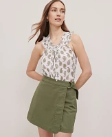 Ann Taylor Petite Curved Hem Skort Women's