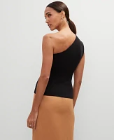 Ann Taylor Ruched One Shoulder Top Women's