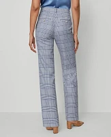 Ann Taylor The Bridgette Pant Plaid Faded Denim Women's