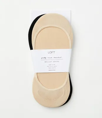 Ballet Flat No Show Sock Set