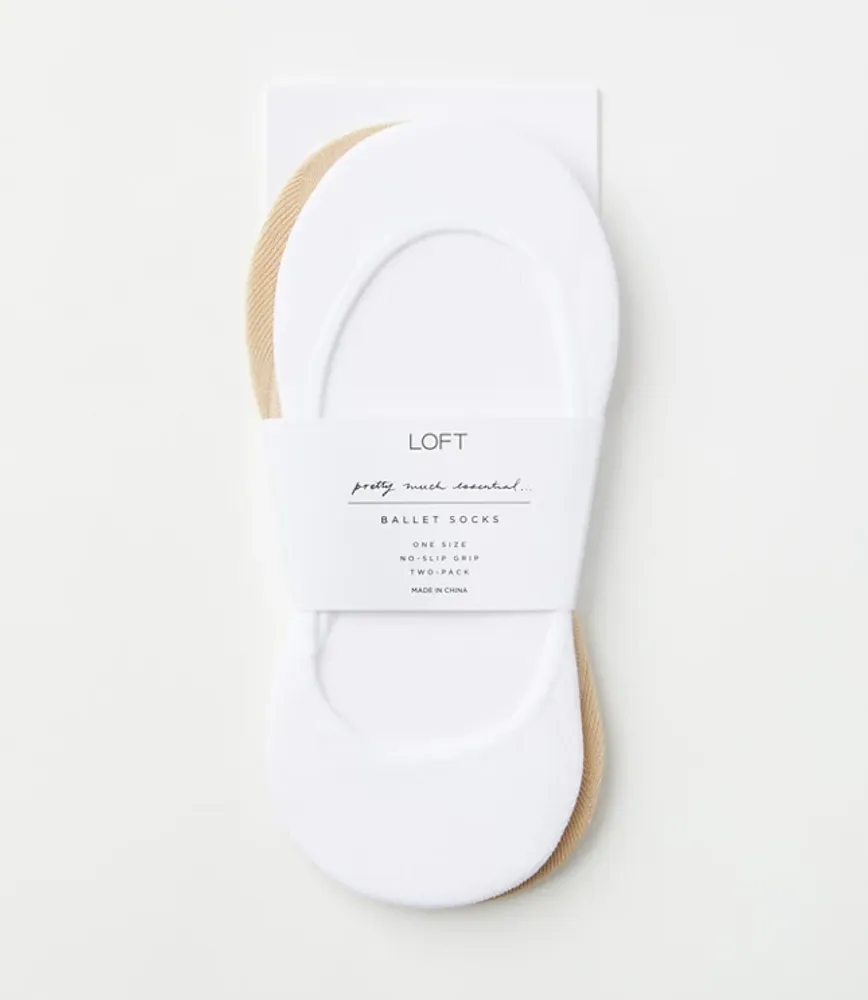 Ballet Flat No Show Sock Set