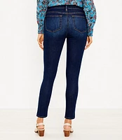 Tall Curvy Mid Rise Skinny Jeans in Classic Dark Indigo Wash