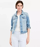 Denim Trucker Jacket Light Mid Indigo Wash