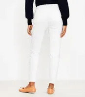 Curvy Frayed High Rise Skinny Jeans White