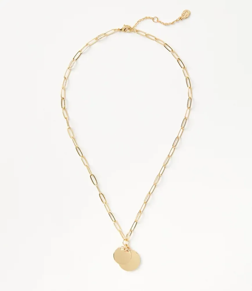 Coin Charm Necklace