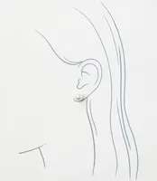 Pearlized Stud Earrings