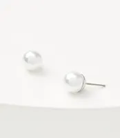 Pearlized Stud Earrings