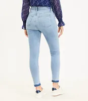 Curvy High Rise Skinny Jeans Staple Light Indigo Wash