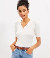 Ribbed Henley Tee