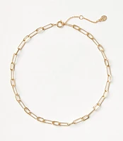 Textured Chain Link Necklace