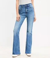 Fresh Cut High Rise Slim Flare Jeans in Classic Mid Wash