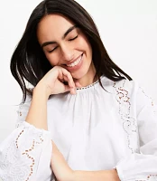 Lace Trim Blouse