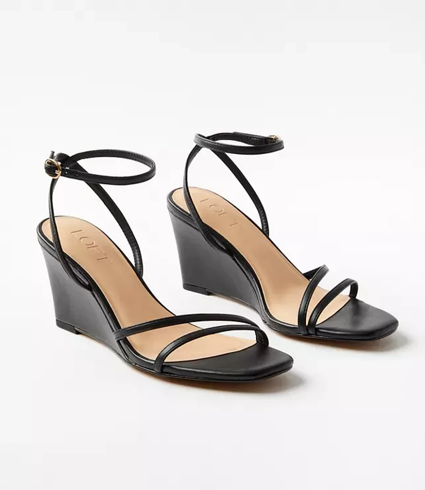 Strappy Ankle Strap Wedge Sandals