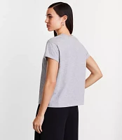 LOFT Versa Relaxed Jersey Crew Tee