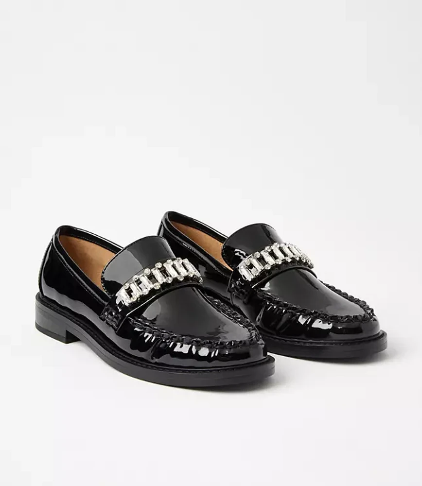 Sparkle Patent Penny Loafers