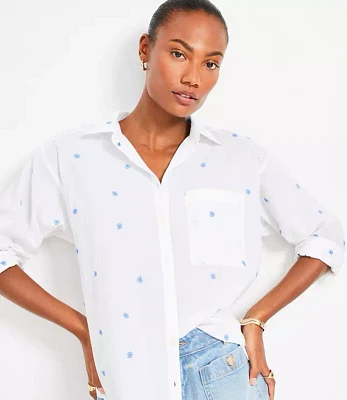 Swirl Everyday Oversized Pocket Shirt