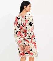Petite Gardenia Button Sleeve Mini Dress