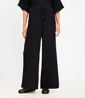 LOFT Beach Triple Cloth Wide Leg Pants
