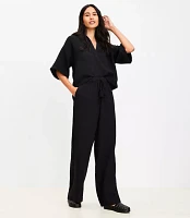 LOFT Beach Triple Cloth Wide Leg Pants