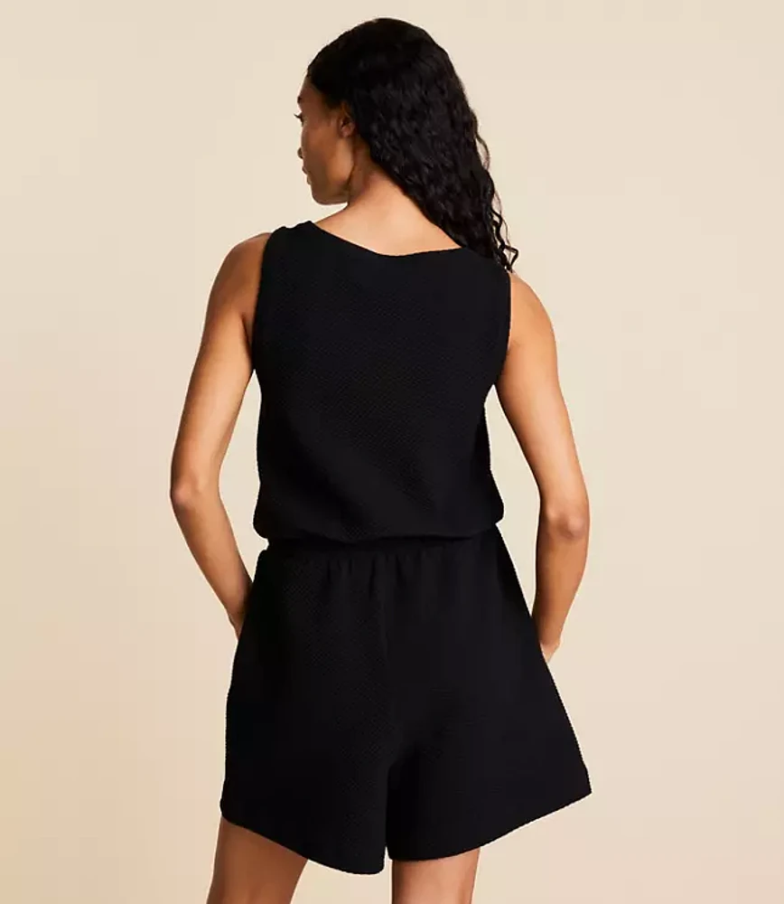 Lou & Grey Textured Tank Romper