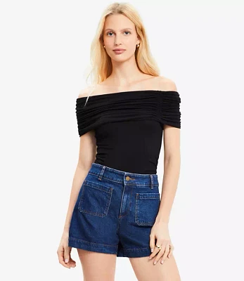 Cinched Off The Shoulder Top