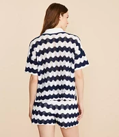 Lou & Grey Wavy Pointelle Shirt