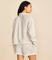 Lou & Grey Flecked Triple Cloth Pocket Shirt
