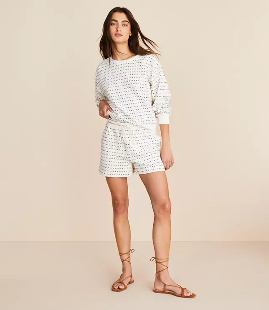 Lou & Grey Dotted Jacquard Shorts