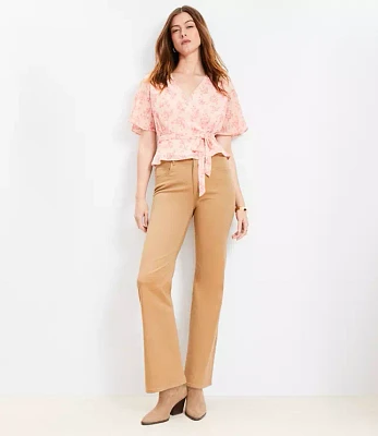 Meadow Peplum Wrap Top