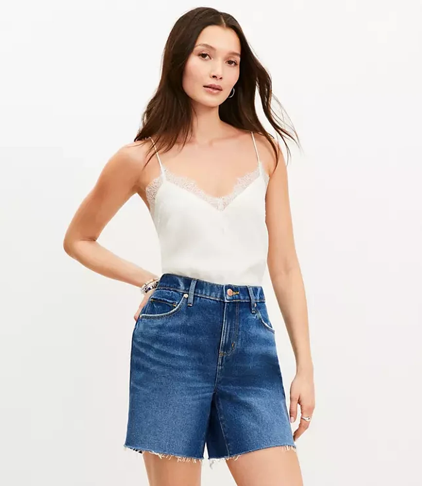 Lace Trim V-Neck Cami