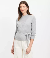 Layered Wrap Sweater