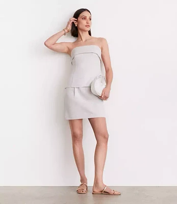 Petite LOFT Versa Pure Spun Foldover Strapless Top