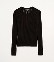 Petite LOFT Versa Ribbed Sweater