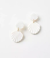 Mother Of Pearl Shell Drop Earrings