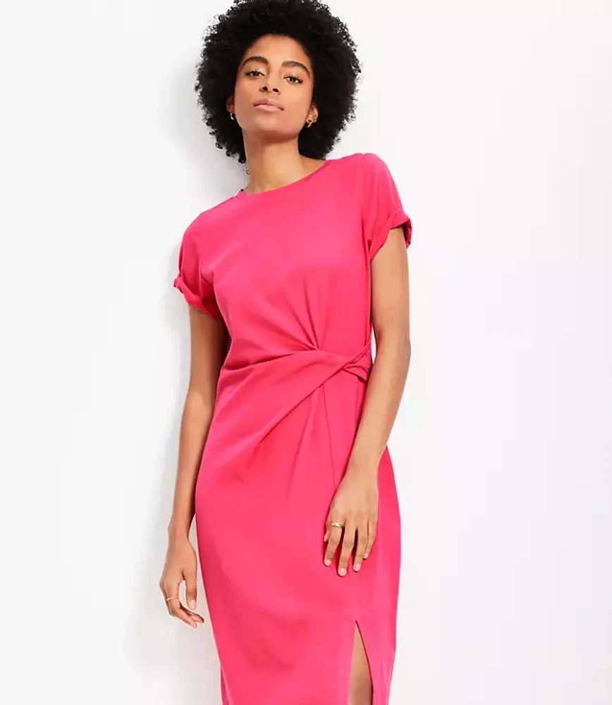 Twist Midi Dress