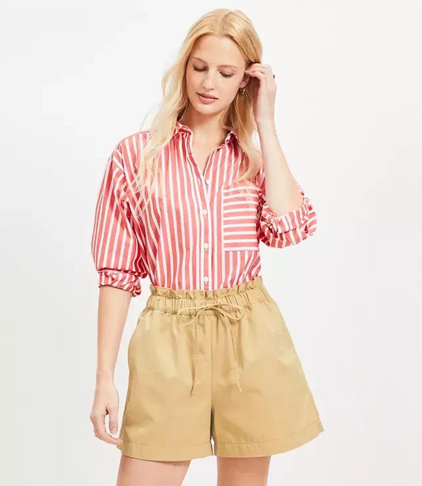 Petite Breezy Shorts Twill