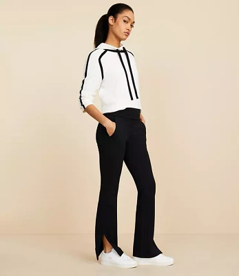 Petite Lou & Grey Brushed Back Fleece Boot Cut Pants
